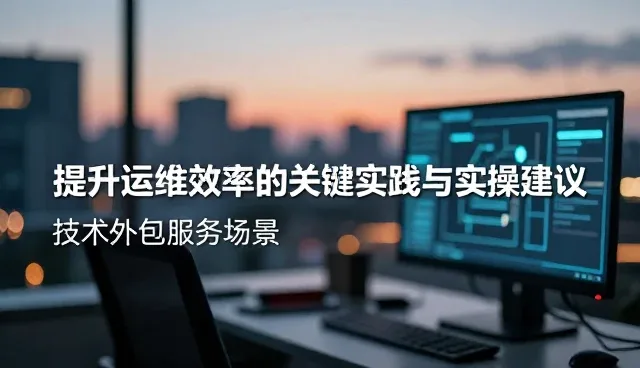 提升运维效率的关键实践与实操建议